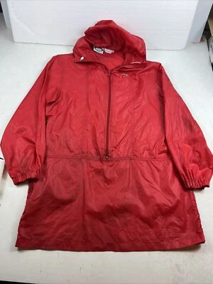 Cortavientos Izod for Her Lacoste Outerware grande rojo de colección hecho en Macao Foto 1 de 4