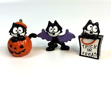 Vintage Felix The Cat  1980’s Rare Set Halloween Miniature Figures Applause PVC