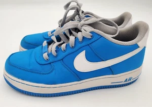 Nike Air Force 1 Size 7y Blue And White 596728-400 - Picture 1 of 10