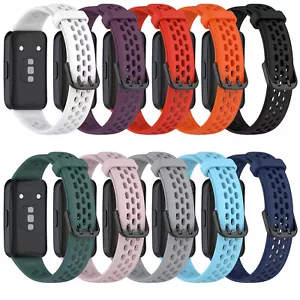 Correa de reloj de silicona transpirable para Huawei Band8 accesorios de repuesto - Imagen 1 de 44
