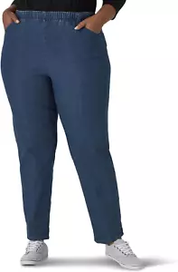 Women'S plus Size Stretch Elastic Waist Pull-On Pant - Picture 1 of 12