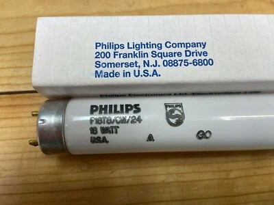 Philips F18T8/CW/24 18 Watt T8 Shaped 24" Nominal Length Linear Fluorescent Tube - Image 1 of 3