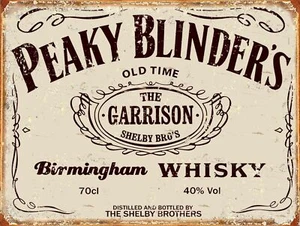 Peaky Blinders, estilo retro vintage letrero de metal hombre cobertizo cueva garaje pub bar - Imagen 1 de 3