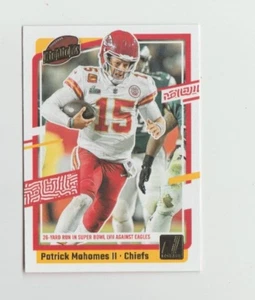 PATRICK MAHOMES II 2023 PANINI DONRUSS HIGHLIGHTS BASE INSERT #H-PM KC CHIEFS - Bild 1 von 2