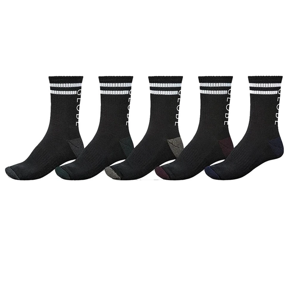 Globe Carter Black 5er Pack Calcetines Foto 1 de 1