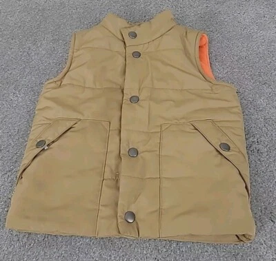Chaleco acolchado 3T Oshkosh Bronceado Naranja Chaleco acolchado Niños pequeños Foto 1 de 4