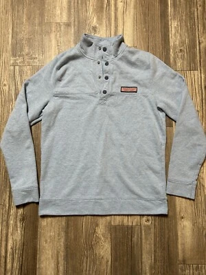 Suéter moletom Vineyard Vines pulôver infantil/juvenil tamanho XL 18 azul quarto - Imagem 1 de 4