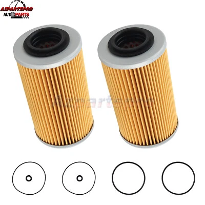 2 filtros de aceite con juntas tóricas para Sea-Doo GTX 4-TEC GTX 155 GTX 215 GTX 260 2003-2017 Foto 1 de 4