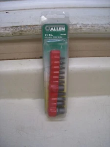 NEW Allen Tools 11pc 1/4 & 5/16 Drive Torx Bit Set P/N: 58199 Red FREE SHIPPING - Picture 1 of 6