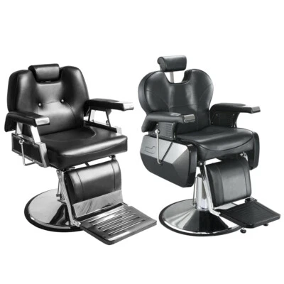 PANANA Barber Chair Heavy Duty Hydraulic Pump Hair Salon Swivel Chair Recline Haircut