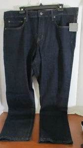 EDDIE BAUER ~ dunkle Waschung Stretch Slim Fit Flex Jeans ~ Herren 40 x 30 ~ Neu mit Etikett - Bild 1 von 5