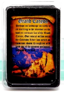 Playing Cards Grand Canyon Clear Plastic Case Made in Hongkong 1 Joker - Picture 1 of 1
