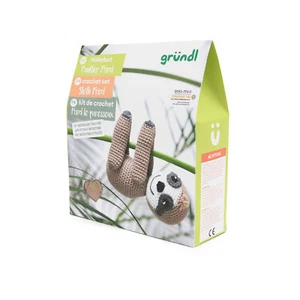 Juego de ganchillo Gründl perezoso Fred 14 cm 6 piezas set creativo ganchillo set de costura set de manualidades - Imagen 1 de 5