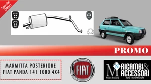 marmitta posteriore fiat panda 141 1000 4x4 - Foto 1 di 1