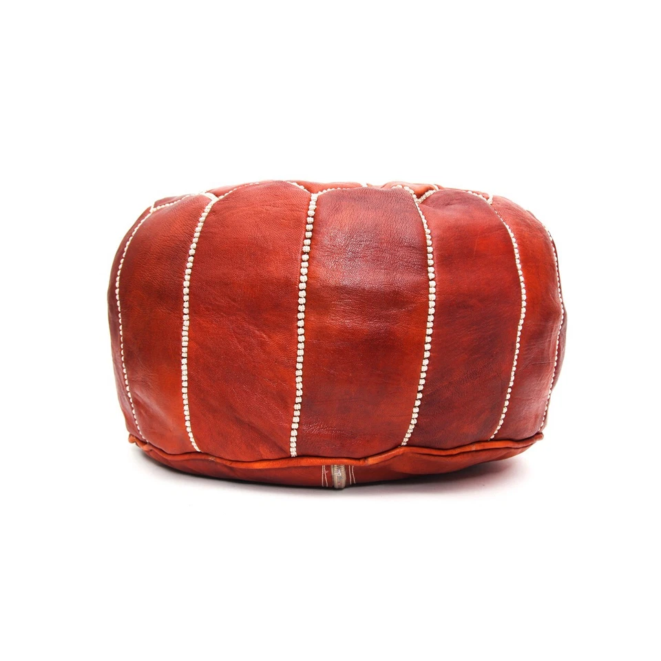 Handmade Moroccan Pouf or Ottoman - Image 1 of 1