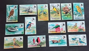 stamps Lesotho SC# 321-334 NH birds - Imagen 1 de 1