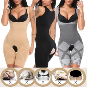 Fajas Women Full Body Shaper Compression Postpartum Shapewear Slimmer Corset - Picture 1 of 14
