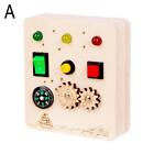 Montessori Busy Board Led Light Switch Busy Board Wooden For Kids Y7k5 O0e9