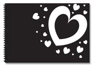 Phatstak A3 for scrapbook (Personalised*) Heart 2 Offset (colours available) - Picture 1 of 2
