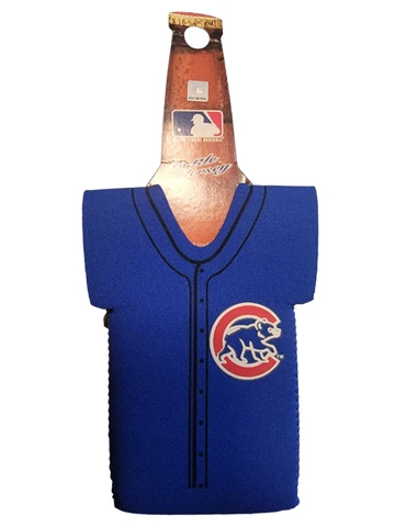 NEW Chicago Cubs Bottle Jersey Koozie - Official MLB Baseball Cover