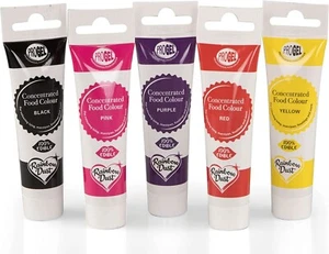 Edible Food Colour ProGel POPULAR RAINBOW Dust Set 25g  Sugarcraft Cake Decor ! - Picture 1 of 24