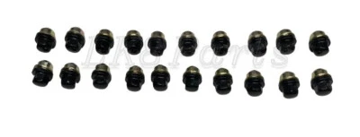 Juego de 20 tuercas de rueda Land Rover Defender 90 110 negras RRD500560B nuevas Foto 1 de 4