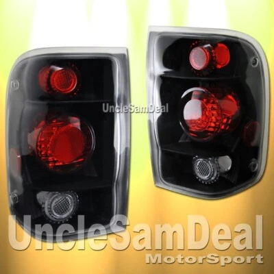 FORD RANGER ALTEZZA LENTE TRANSPARENTE CARCASA NEGRA LUCES TRASERAS PAR AJUSTE DIRECTO Foto 1 de 2