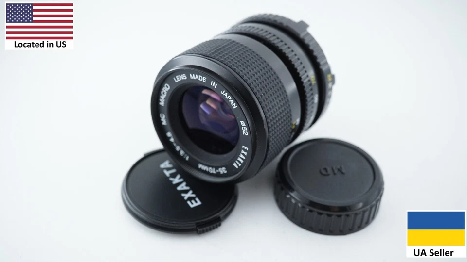 Exakta MC 35-70mm f/3.5-4.8 lens zoom manual lens Minolta mount - Image 1 of 4