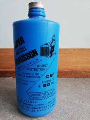 BIDON ANCIEN PUBLICITAIRE CHAUSSON SUPER ANTIGEL - Photo 1/4