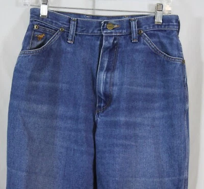 Jeans Wrangler De Colección Años 70 Misses Calce Completo Cintura Alta Pierna Ancha Caballo Bolsillo Azul 14 Foto 1 de 4