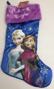 Calze natalizie Disney Frozen Anna & Elsa Winter Magic nuove di zecca - Foto 1 di 4