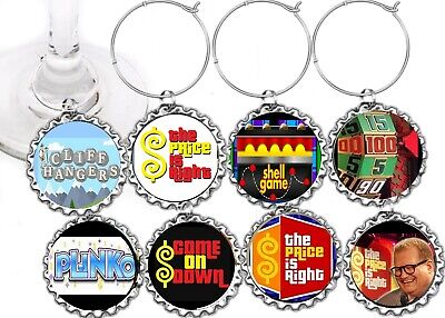 The Price is Right party wine glass cup charm...