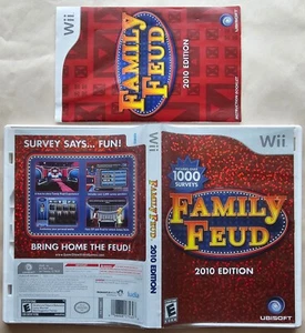 Family Feud 2010 Edition (Nintendo Wii, 2009) Nur Hülle und Handbuch, ohne Spiel - Bild 1 von 2