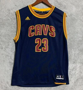 Camiseta de los Cleveland Cavaliers para hombre XL azul marino Adidas Lebron James 23 NBA Cavs adulto - Imagen 1 de 9