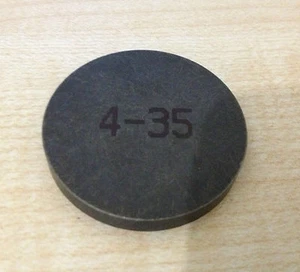 New Fiat X19 X1/9 128 Lancia Valve Tappet Shim - 4.35 mm Thick - 33mm Diameter - Picture 1 of 1