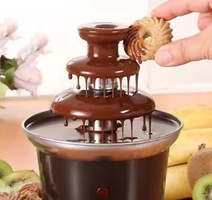 Sale Chocolate Fondue Melting Fountain Heat Machine Citchen Tool - Picture 1 of 7
