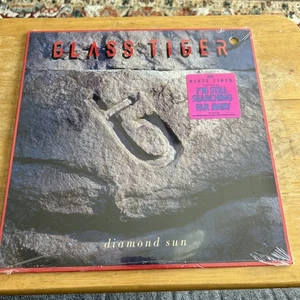 Glass Tiger Diamond Sun LP Vinyl Record 1988 EMI Hype Sticker New Sealed - Foto 1 di 4