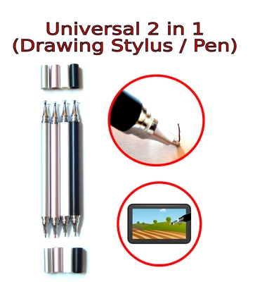 Lápiz óptico universal 2 en 1 para iPad Tablet Android iOS teléfono... - Imagen 1 de 3