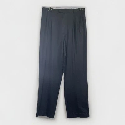 Zanella Pleated Pants Men's Size: 36, Color: Black. - Image 1 of 4