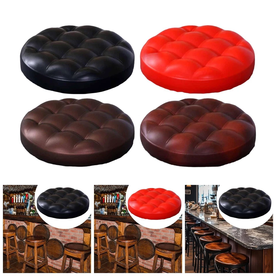 Barstool Seat Cushion Bar Stool Chair Accessory Waterproof Padded Rotate Chair - Image 1 of 1