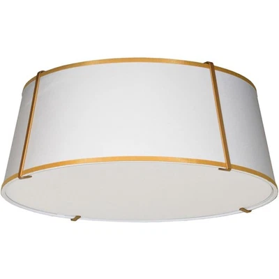 Iluminación Dainolite TRA-224FH-GLD-WH montaje trapezoidal empotrado dorado con blanco Foto 1 de 4