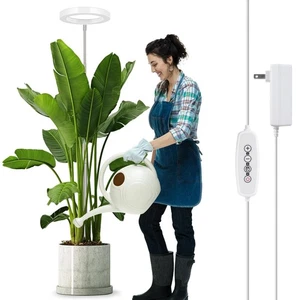 Grow Light for Indoor Plants, 7.9" Full Spectrum LED Plant Grow Light, Height... - Picture 1 of 7