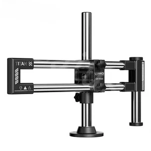 GK02 Double Boom Microscope Stand Removable Aluminium Focusing Stand Base Stand - Picture 1 of 16