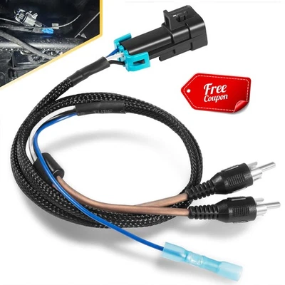 for Polaris RZR Pro XP R Turbo R Ride Command RCA Subwoofer Output Remote Wire — 第 1/4 张图片