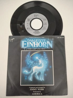 America Vinyl 7' Single Das Letzte Einhorn / The Last Unicorn Soundtrack EX  - Bild 1 von 2