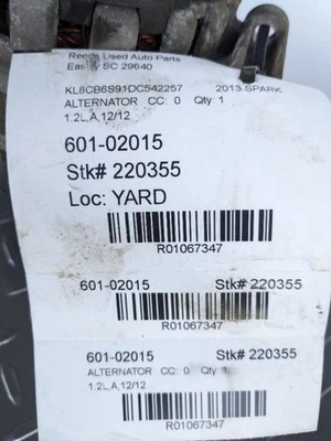 Alternador compatible con 13 SPARK 1067347 Foto 1 de 4