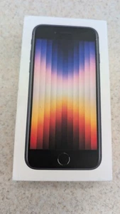 New/Sealed - Verizon Apple iPhone SE3, 64GB, Black - Prepaid Smartphone ๐ - Picture 1 of 2