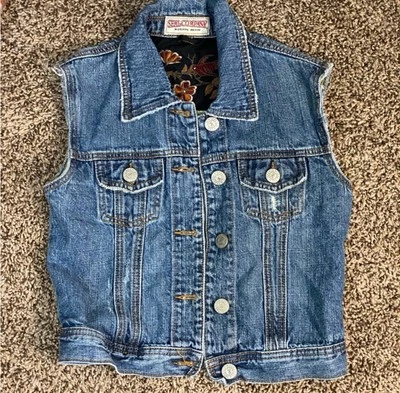 Y2K Seal Company Denim Jacket With Embroidery - Image 1 of 3