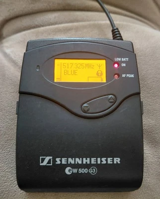 (3)  Sennheiser Wireless  Receivers Ew100 G3 Ew300 IEM G3 Ew500 G3 - Image 1 of 3