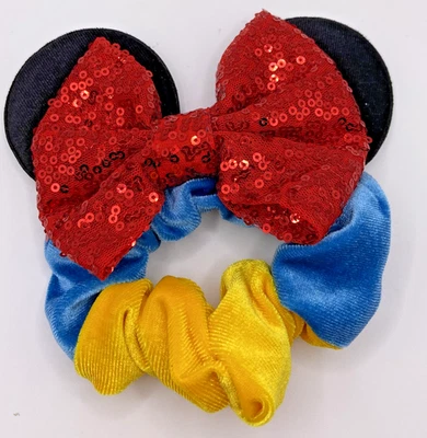 1 Mickey Mouse Ears Scrunchie Hair Accessories Hair Band wear to Disney Parks - Image 1 of 4